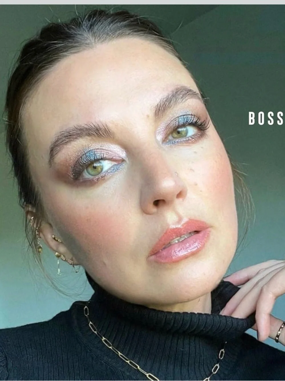 BOSSY Vegan Travel-Friendly 8-Pan Eyeshadow, Blush & Highlighter Palette